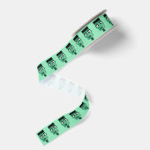 Frankenstein-monsterkop Grosgrain Lint (Achterkant)