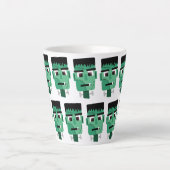 Frankenstein-monsterkop Latte Mok (Voorkant)