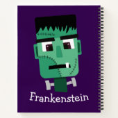 Frankenstein-monsterkop Notitieboek (Achterkant)
