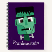 Frankenstein-monsterkop Notitieboek (Voorkant)