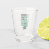 Frankenstein-monsterkop Shot Glas (Achterkant)