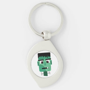 Frankenstein-monsterkop Sleutelhanger