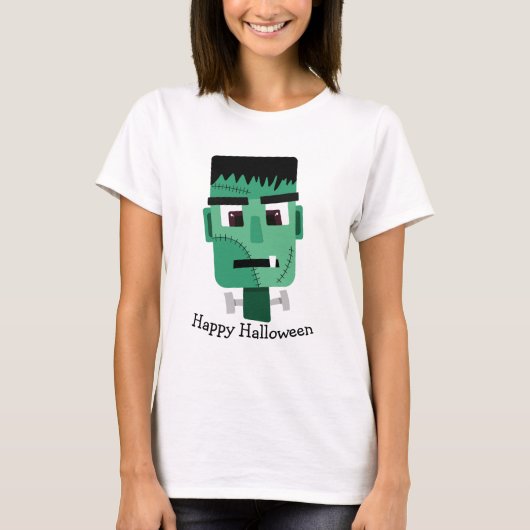 Frankenstein-monsterkop T-shirt (Voorkant)
