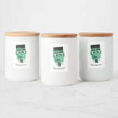 Frankenstein-monsterkop Voedselcontainer Etiket (Flessen)