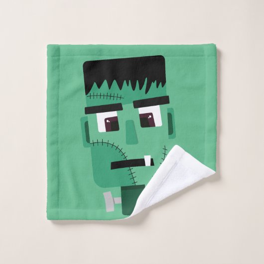 Frankenstein-monsterkop Washandje (Wasdoekje)