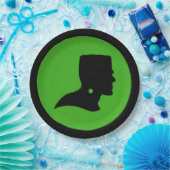 Frankenstein Monster's Silhouette Papieren Bordje (Feest)