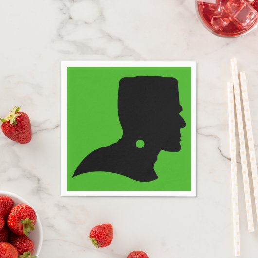 Frankenstein Monster's Silhouette Servet (Insitu)