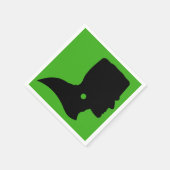 Frankenstein Monster's Silhouette Servet (Hoek)