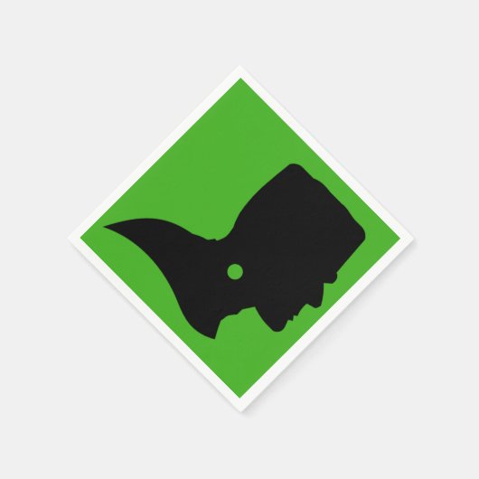 Frankenstein Monster's Silhouette Servet (Hoek)