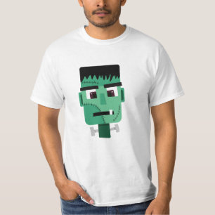 Frankenstein-monter hoofd t-shirt