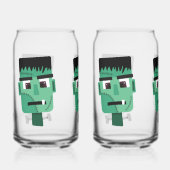 Frankenstein-monterhoofd Blikvorm Glas (Voorkant)