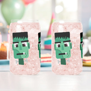Frankenstein-monterhoofd Blikvorm Glas