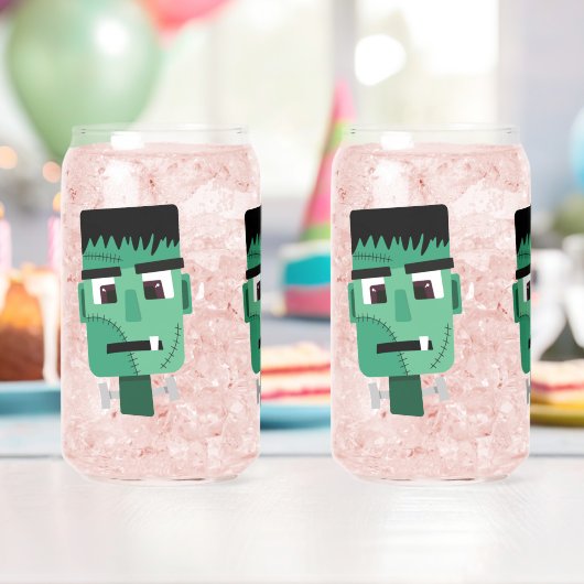 Frankenstein-monterhoofd Blikvorm Glas (Insitu (Verjaardag))