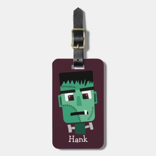 Frankenstein-monterkop Bagagelabel (Voorkant verticaal)
