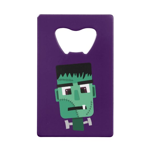Frankenstein-monterkop Creditkaart Flessenopener (Voorkant)