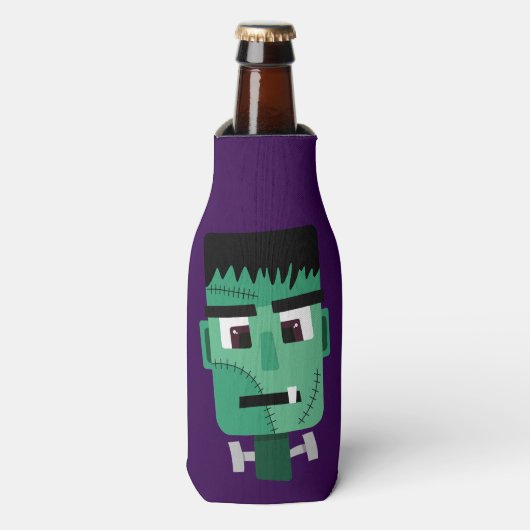 Frankenstein-monterkop Flesjeskoeler (Fles Voorkant)