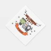 Frankenstein Mummie Grim Reaper Griezelen Hallowee Servet (Hoek)