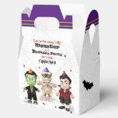 Frankenstein Mummy Dracula Halloween Birthday Bedankdoosjes (Geopend)
