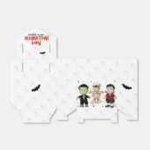 Frankenstein Mummy Dracula Halloween Monster Party Bedankdoosjes (Uitgevouwen)