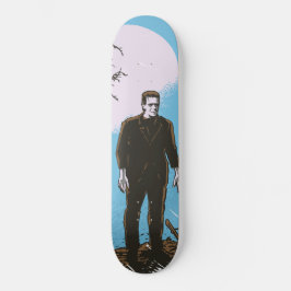 Frankenstein onder de maan - blauw persoonlijk skateboard