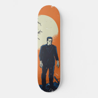 Frankenstein onder de maan - oranje persoonlijk skateboard