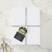 Frankenstein Peek A Boo Address Cadeaulabel (Met Touw)