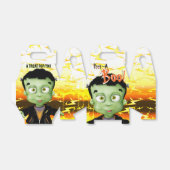 Frankenstein Peek Een Boo Monster Kinder Partij Bedankdoosjes (Uitgevouwen)