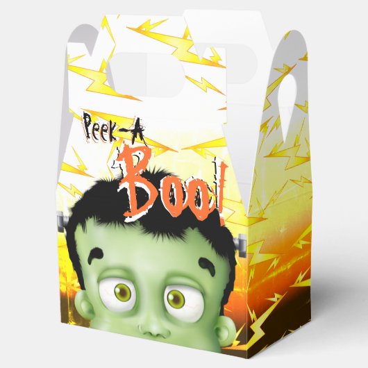 Frankenstein Peek Een Boo Monster Kinder Partij Bedankdoosjes (Geopend)