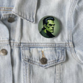 Frankenstein pen/knop ronde button 5,7 cm (In situ)