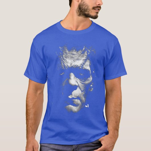 Frankenstein Portrait Classic Halloween Monster Ho T-shirt (Voorkant)