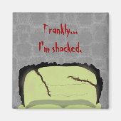 Frankenstein Pun Halloween Magnet (Voorkant)