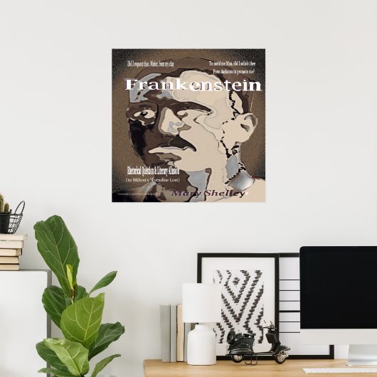 Frankenstein Rhetorical Vraag Poster (Thuiskantoor)