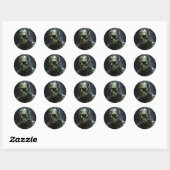 Frankenstein Ronde Sticker (Vel)