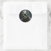 Frankenstein Ronde Sticker (Tas)