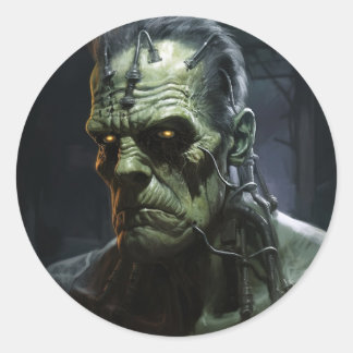 Frankenstein Ronde Sticker