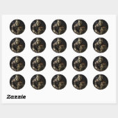 Frankenstein Ronde Sticker (Vel)