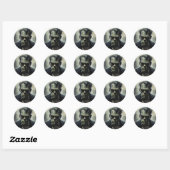 Frankenstein Ronde Sticker (Vel)
