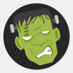 Frankenstein Ronde Sticker