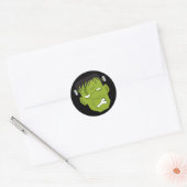Frankenstein Ronde Sticker (Envelop)