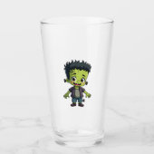 Frankenstein�s Monster � Cute Halloween Cartoon Sh Glas (Voorkant)