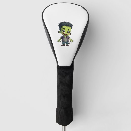Frankenstein�s Monster � Cute Halloween Cartoon Sh Golfheadcover (Voorkant)