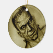 FRANKENSTEIN SEPIA ORNAMENT (Links)