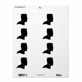 FRANKENSTEIN SILHOUETTE ETIKET (Full Sheet)