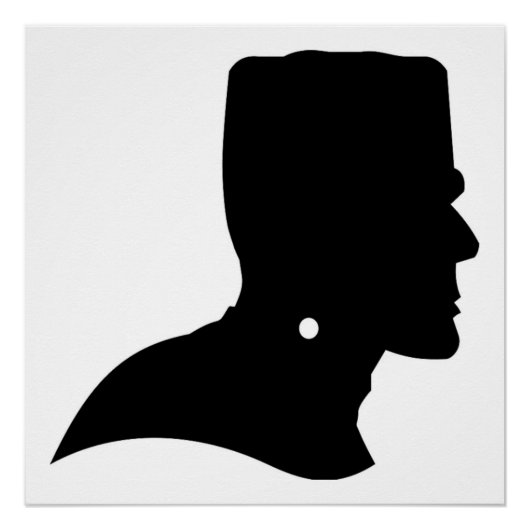 FRANKENSTEIN SILHOUETTE PERFECT POSTER (Voorkant)