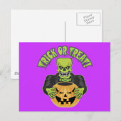 Frankenstein Skull Briefkaart (Voorkant / Achterkant)