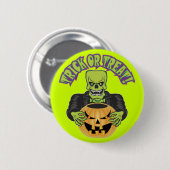 Frankenstein Skull Ronde Button 5,7 Cm (Voorkant /achterkant)