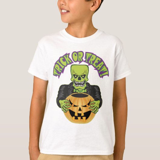 Frankenstein Skull T-shirt (Voorkant)