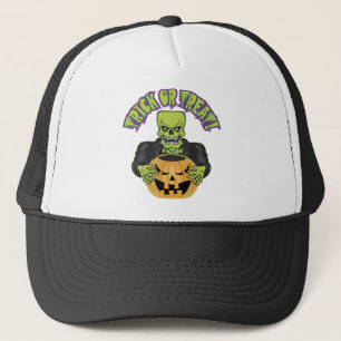 Frankenstein Skull Trucker Pet