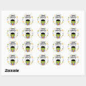Frankenstein Snoep Halloween stickers (Vel)