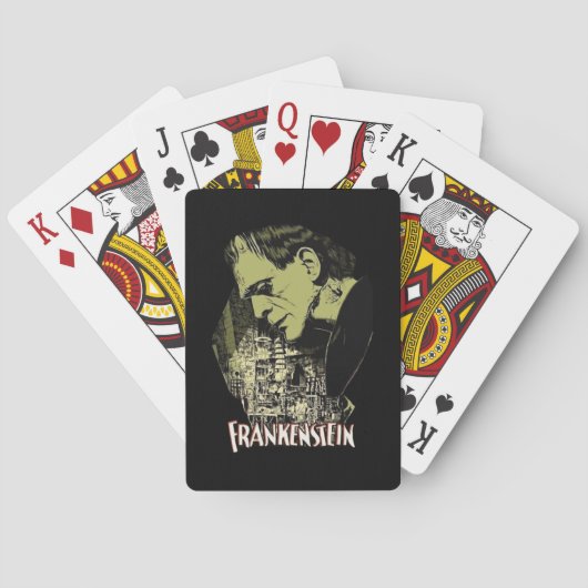Frankenstein-spelkaarten Pokerkaarten (Achterkant)